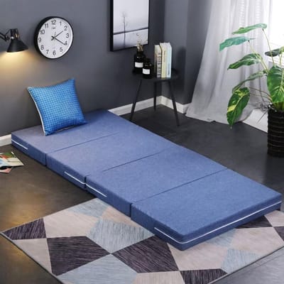 Vouwmatras 60x200 cm - Vouwbed voor Gasten, Reis- en Slaapmatras voor Volwassenen