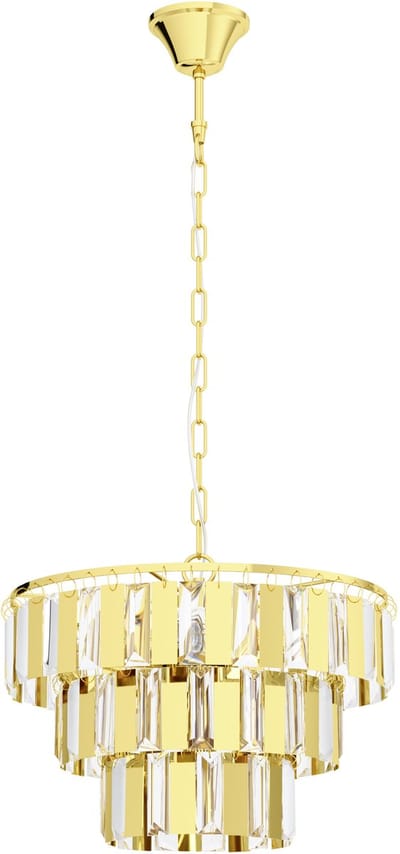 EGLO Erseka Hanglamp - E14 - Staal|Glas - Goud