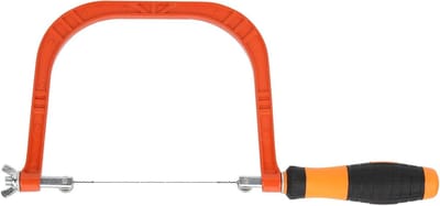 Verstelbare Mini Zaag voor Houtbewerking, Handzaag met U-Vorm, Ideaal voor Precisie Snijden en Klussen, Inclusief Schroefslot en Antislip Handvat
