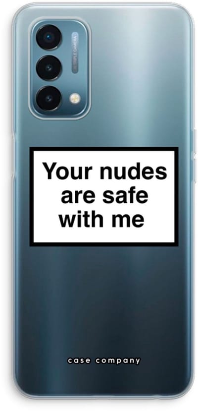 Case Company® - Hoesje geschikt voor OnePlus Nord N200 5G hoesje - Safe with me - Soft Cover Telefoonhoesje - Bescherming aan alle Kanten en Schermrand