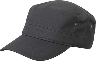 Myrtle Beach Volwassenen Unisex Militaire Kap (Antracietgrijs)