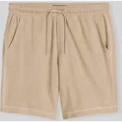 Regular fit sweatshorts van puur katoen-badstof
