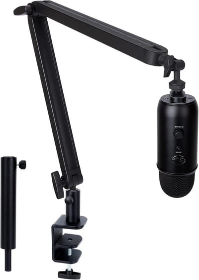 Verstelbare Microfoon Arm met Extension Tube - Adapter voor Gaming Microfoons