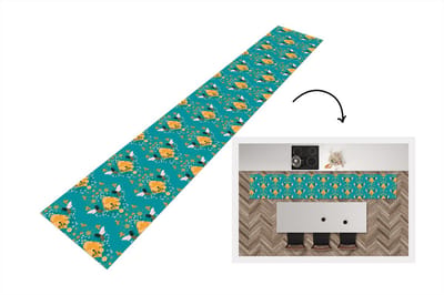 Keukenloper - Loper keuken - Bij - Bijenkorf - Patronen - 300x50 cm - Keukenloper vinyl