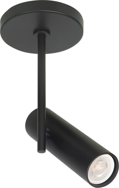 Opbouwspot Trend | Zwart | Rond | Mini GU10 | 1-voudig | ⌀ 10cm