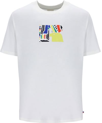 T-Shirt met Korte Mouwen Russell Athletic Emt E36211 Wit Mannen