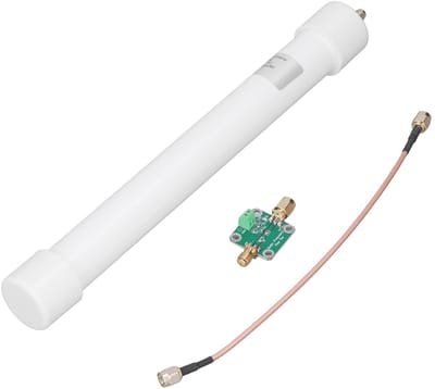 Dailygoods- Ontvangerantenne 360°-dekking - Hoge Gevoeligheid - Omnidirectionele Antenne - 36 dBi Versterking - Roestvrij Staal - Waterdicht - Signaalantenne