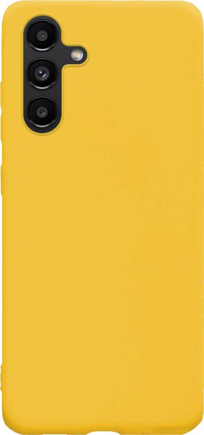 Hoes - Geschikt voor Samsung Galaxy A13 5G - Sterk & Shockproof - Hoesje Cover - Siliconen Case - Geel
