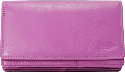 Dames Portemonnee Roze - Leer - RFID ( Anti-Skim) - Ideale Dames Portemonnee Roze