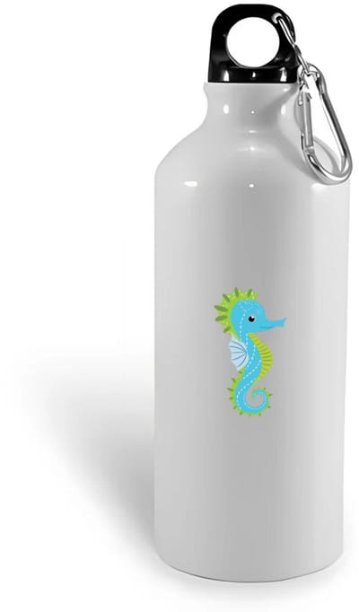 Hacebo® - Zeepaardje waterfles - Vis - Dieren liefhebbers - Dierentuin - cadeau - aquariumdieren - water fles - 400ML