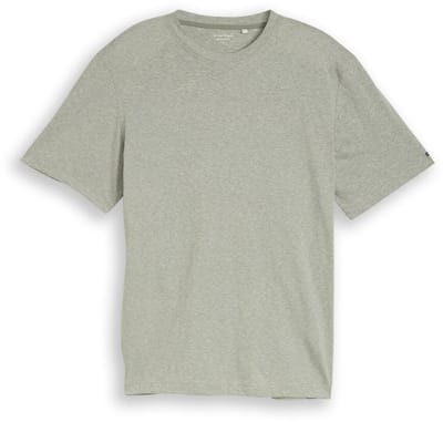 Tom Tailor - T-shirt met fijne streepjes - Maat S - shadow olive fine stripe