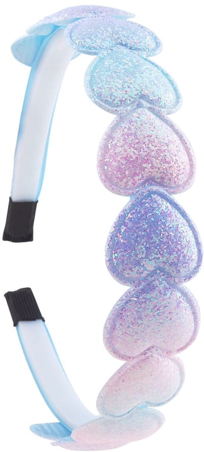 Glitter Haarband / Diadeem - Zeemeermin Hart / Mermaid Heart | Kinderen | Fashion Favorite