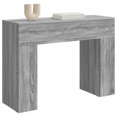 vidaXL - Salontafel - Grijs - sonoma - 102 - x - 35 - x - 75 - cm - Bewerkt - hout