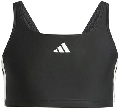 Adidas Performance 3-Stripes V-Back Bikini Kids - Kinderen - Zwart