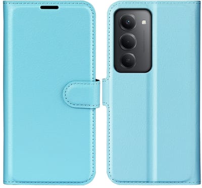 Coverup Hoesje - Geschikt voor Xiaomi Redmi 15 4G Hoesje - Coverup Book Case - Lichtblauw