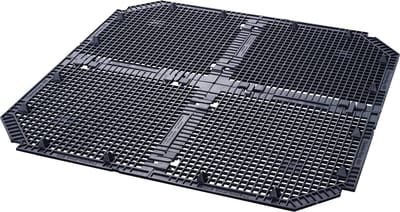 GARANTIA Bodemrooster THERMO ECO-KING 400 liter zwart