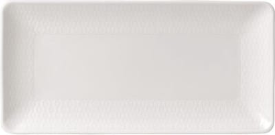 Wedgwood - Gio Serveerschaal rechthoekig - 21cm - Wit