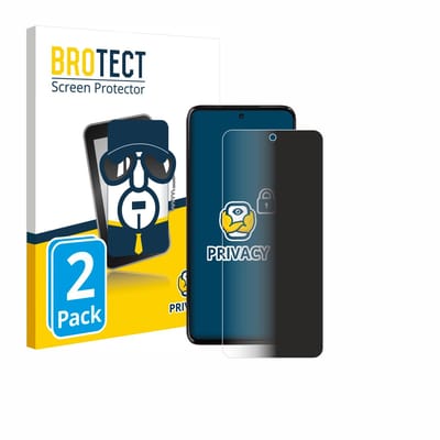 BROTECT - privacy screenprotector voor Motorola Moto G17 Power - Folie Beschermfolie Blauwlichtfilter 2 Stuks