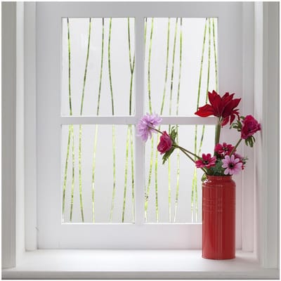 Dailygoods- Raamfolie Privacy - Statische Zelfklevende Folie - Decoratieve Folie - Matte Ondoorzichtige UV-Bescherming - 60 x 200 CM - Eenvoudige Montage - Privacyfolie