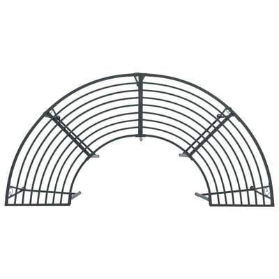 vidaXL - Boom - Bank - 4-Aantal - zitplaatsen - 160 - x - 80 - x - 44 - cm - Staal