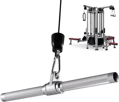 Accessoires voor kabelmachines, optrekstang voor spiertraining, robuust fitnessapparaat voor fitnessliefhebbers thuis, mannen, vrouwen, beginners