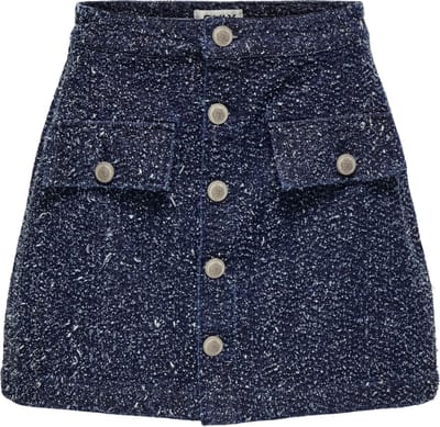 ONLY - ONLAMAN DNM BOUCLE SKIRT QYT - Meisjes - Rokken
