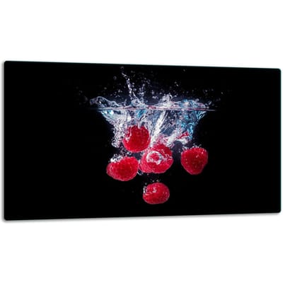 TMK ArtDeko - Glazen Snijplank - 52x30 cm - Fruitmotief - Veilig en Hygiënisch