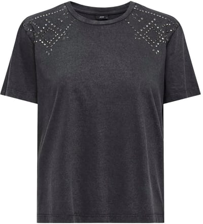 JDY - JDYFAROCK S/S STUD TOP JRS - Dames - T-shirts