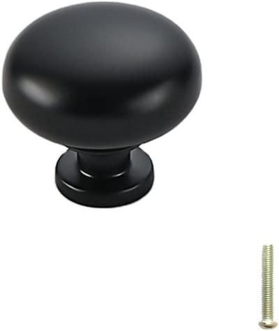 Zwarte Meubelknop - Kastknop 3cm – Handvat & Schuifdeur - Kastknoppen - Ladeknop