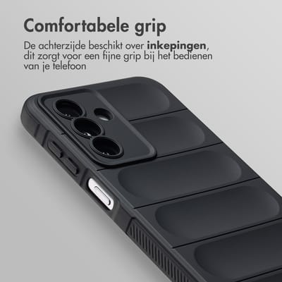 imoshion Hoesje - Geschikt voor Samsung Galaxy A17 (5G) / A17 (4G) - EasyGrip Backcover - Zwart