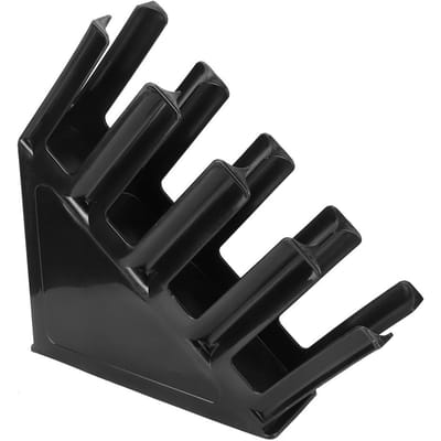 Koffie Melk Thee Kop Opbergrek Standaard Wegwerp Papieren Beker Houder Organizer voor Bar Counter Schuin 4 Vakken Beker black