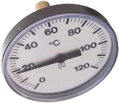 Wijzerthermometer 63 mm voor Sanitair en Tuin