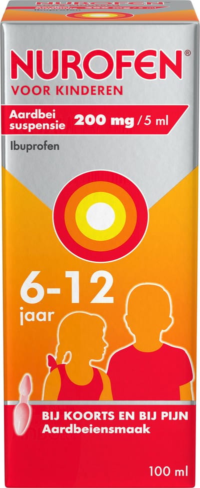 Nurofen Suspensie Voor Kinderen 200mg/5ml - 1 x 100 ml