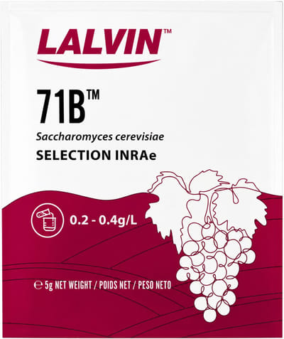 Gedroogde gist 71B™ - Lalvin™ - 5 g