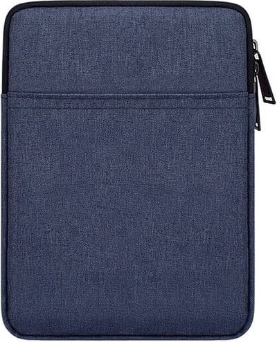 DrPhone S02 7-8 inch E-Reader Soft Sleeve Beschermhoes - Draagtas hoes - Tablet hoes - Cover - Geschikt voor o.a Geschikt voor Tablet/ E-Reader - Donkerblauw