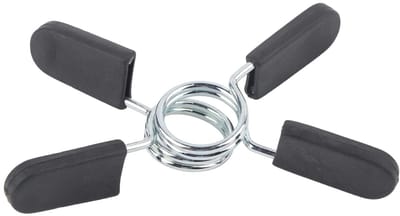 Dailygoods- Lente Kraag Clip - 2 Stuks - Barbell Halter Lock Klemmen - Veerkraagclips - Universele Pasvorm - Veilig Gewichtheffen - 25mm - Halterklem