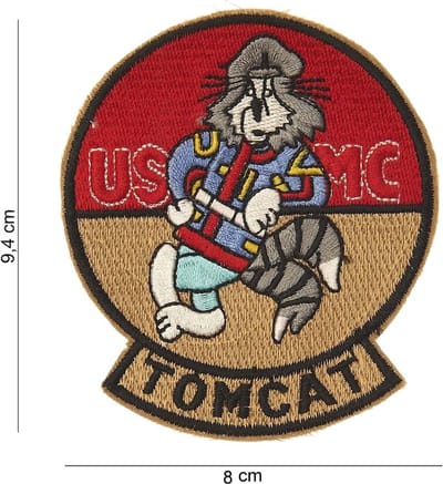 Embleem stof Tomcat USMC