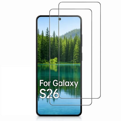 Screenprotector Gehard 9H Geschikt voor Samsung Galaxy S26 – Anti-kras - 2-Pack Tempered Glas