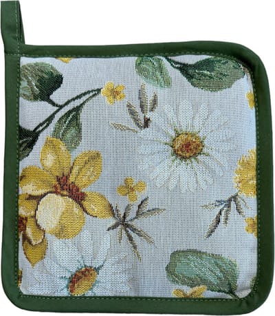 Pannenlap - Gobelinstof - Solis - Gele bloemen - Boterbloemen