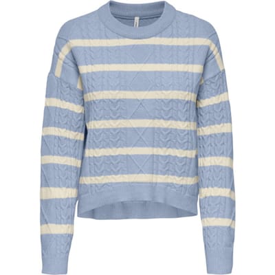 ONLY - ONLKATIA LS CABLE O-NECK PULLOVER CC KNT - Meisjes - Gebreide truien