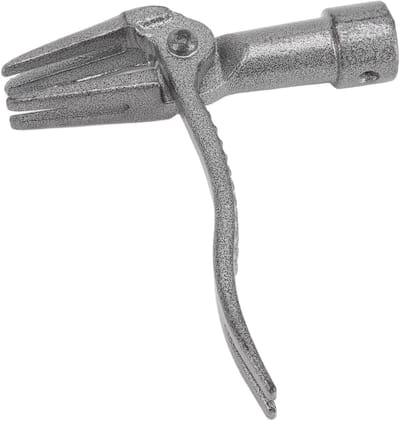 Onkruidtrekker Staand - Worteltrekker Handmatig - Tuin Onderhouden - Volledige Wortel Verwijdering - 23 x 18 x 4 cm - Zilver