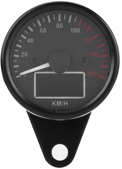 Dailygoods- Kilometerteller Digitale LCD - Snelheidsmeter 0-160 km/u - Waterdicht - Achtergrondverlichting - Robuuste Behuizing - Hoge Precisie