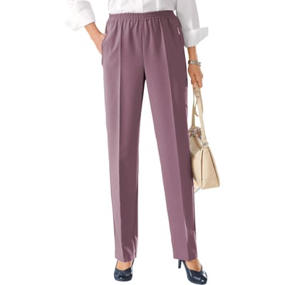 Onderhoudsarme broek CARLA met elastische tailleband - sering - Gr. 20 van Goldner Fashion