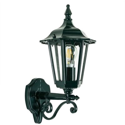 KS Verlichting wandlamp - Sfeero - Staand - Buitenlamp - E27 - Glas - Klassiek - Aluminium - Groen