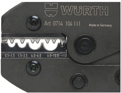 Wurth - Krimptang Voor niet-geïsoleerde connectoren - Krimptang Voor niet-geïsoleerde connectoren x 1 st