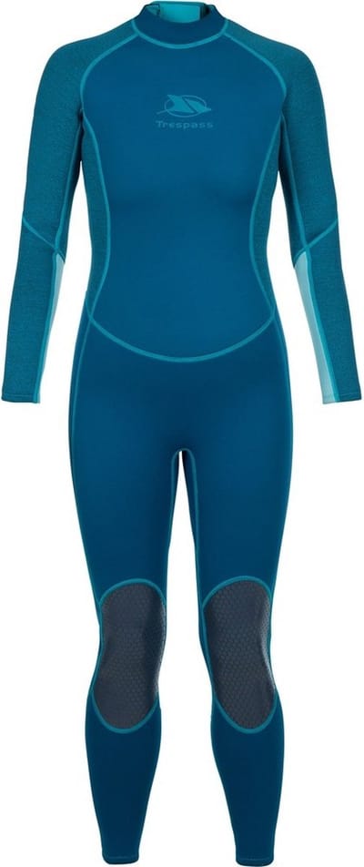 Trespass dameswetsuit Lox - Dames 3 mm volledig wetsuit Cosmic Blue Marl