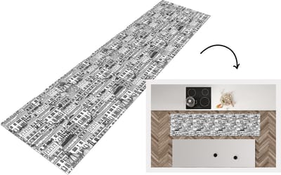 Keukenloper - Loper keuken - Patroon - Italië - Huis - 200x50 cm - Keukenloper vinyl