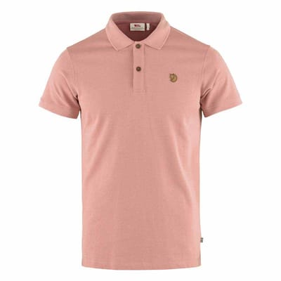 Fjällräven Övik Korte Mouw Poloshirt Roze L Man
