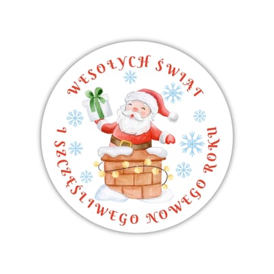 TopWosk - Kerststickers - Voor Kaarsen - 5 cm - 20 stuks