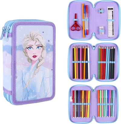 Disney Frozen Driedubbele Etui met Inhoud